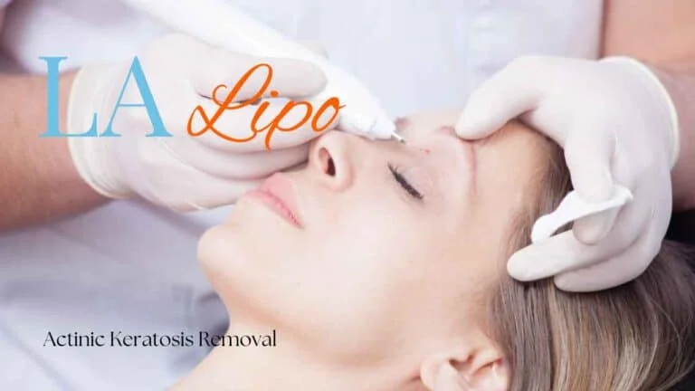Woman receiving Actinic Keratosis Removal Treatment Brighton