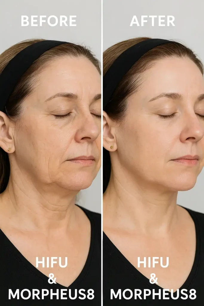 HIFU & Morpheus8 treatment results Brighton - book in today!