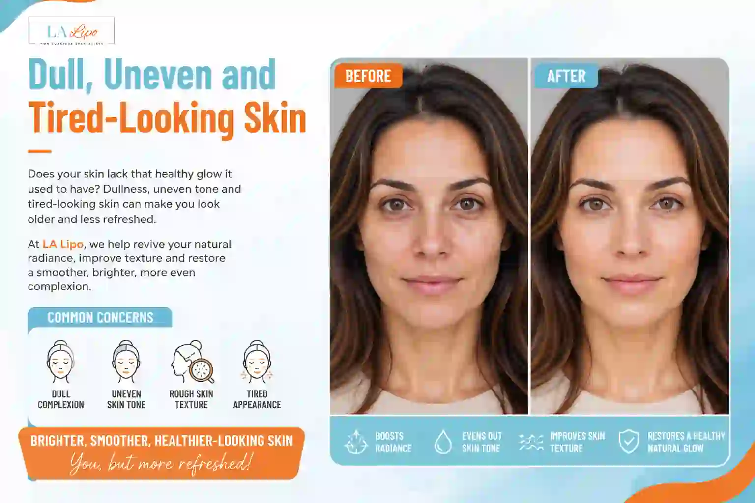Sign #5: Dull, Uneven and Tired-Looking Skin Brighton